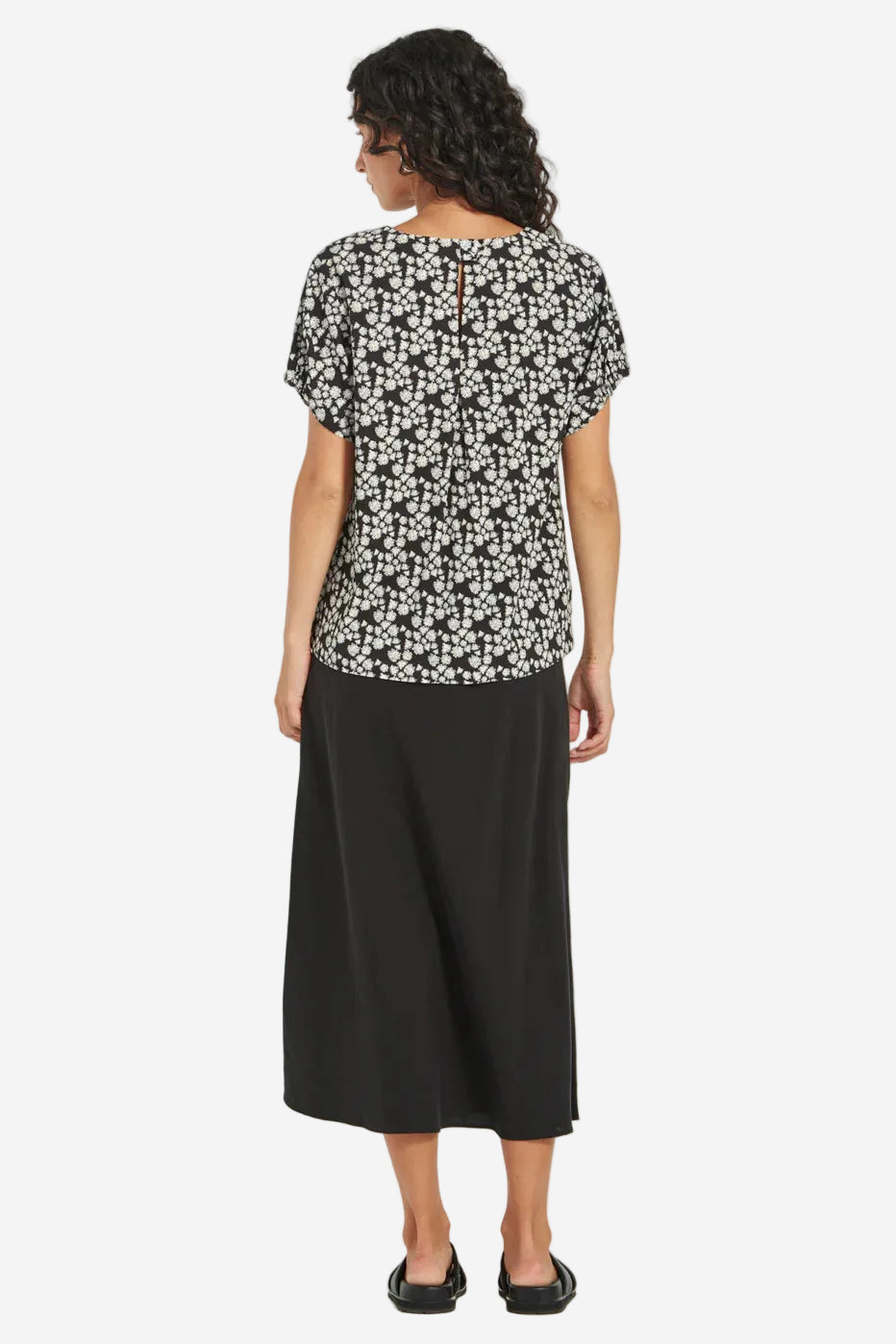 VERGE PIXIE TOP - PRINT - THE VOGUE STORE