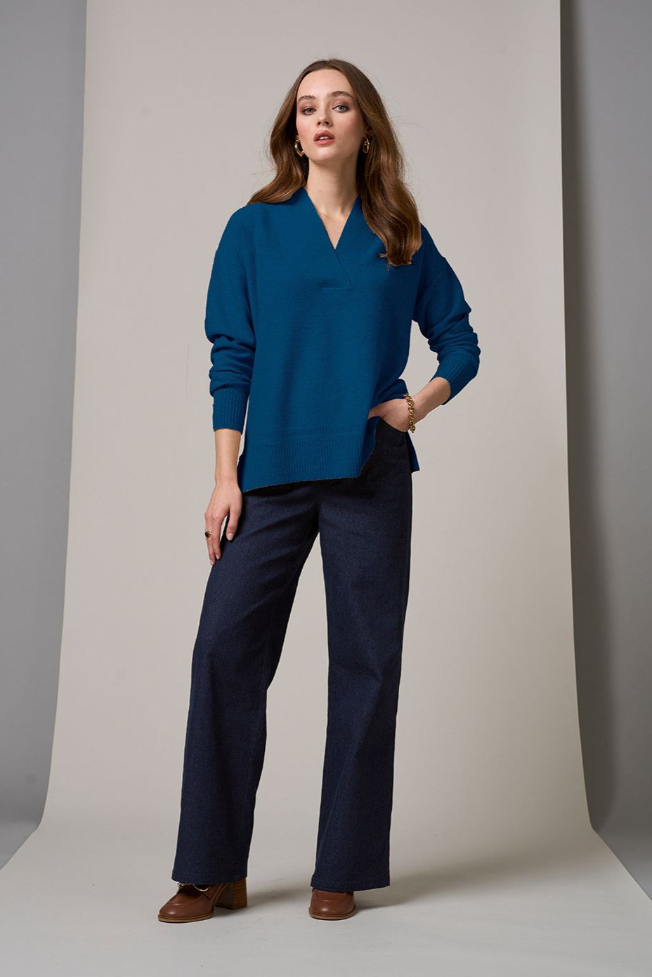 LOOBIES STORY MIFFY SWEATER - SOFT PEACOCK - THE VOGUE STORE