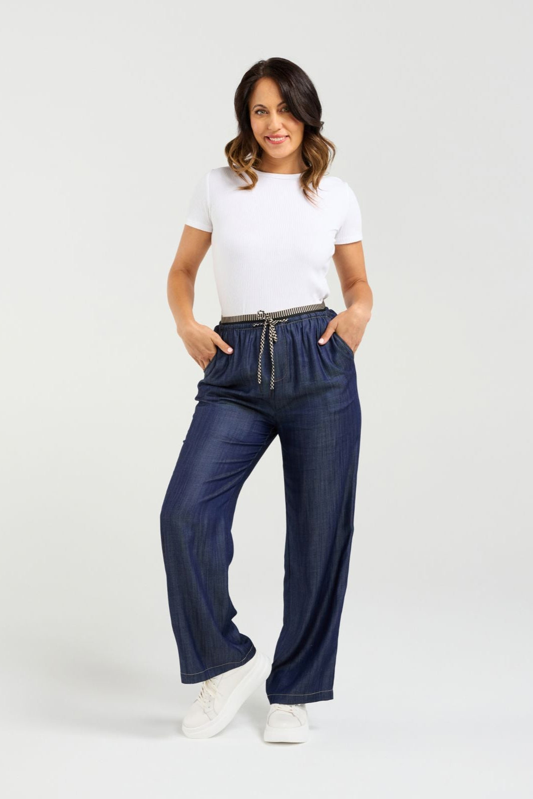 SEDUCE GIA PANT - DARK BLUE - THE VOGUE STORE