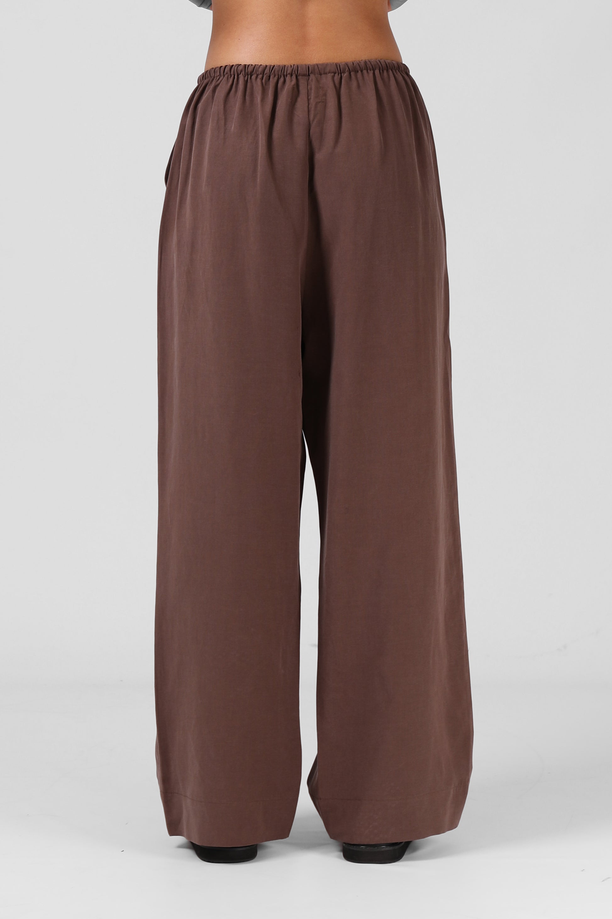 RPM NORMA PANT - CHOCOLATE - THE VOGUE STORE