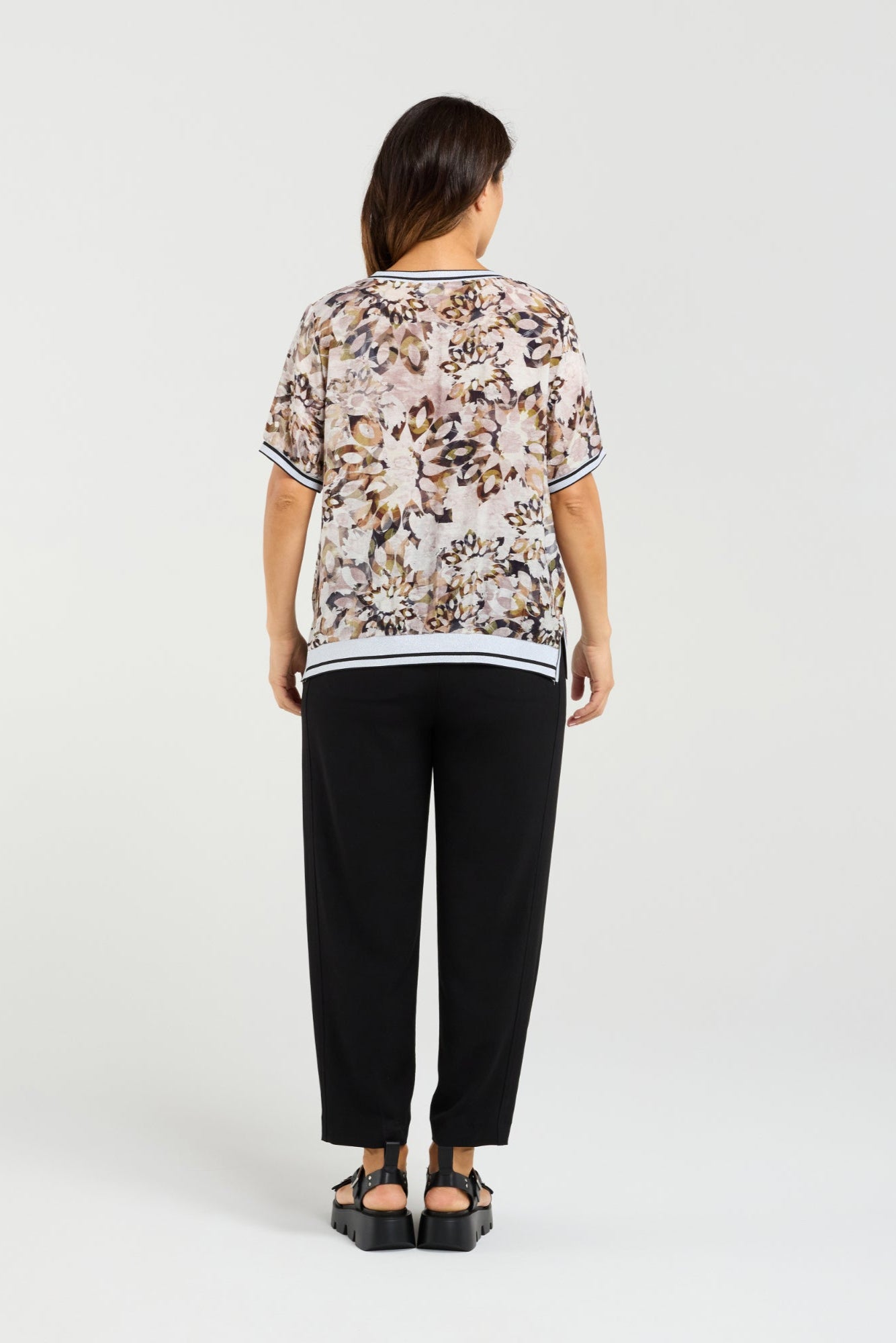 SEDUCE ZOE TOP - SAGE MOSAIC - THE VOGUE STORE