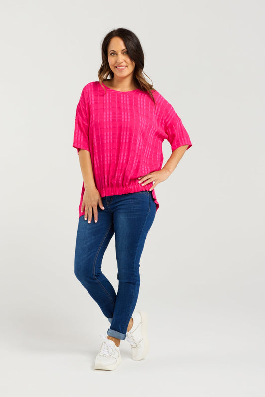 SEDUCE NIKITA TOP - HOT PINK - THE VOGUE STORE