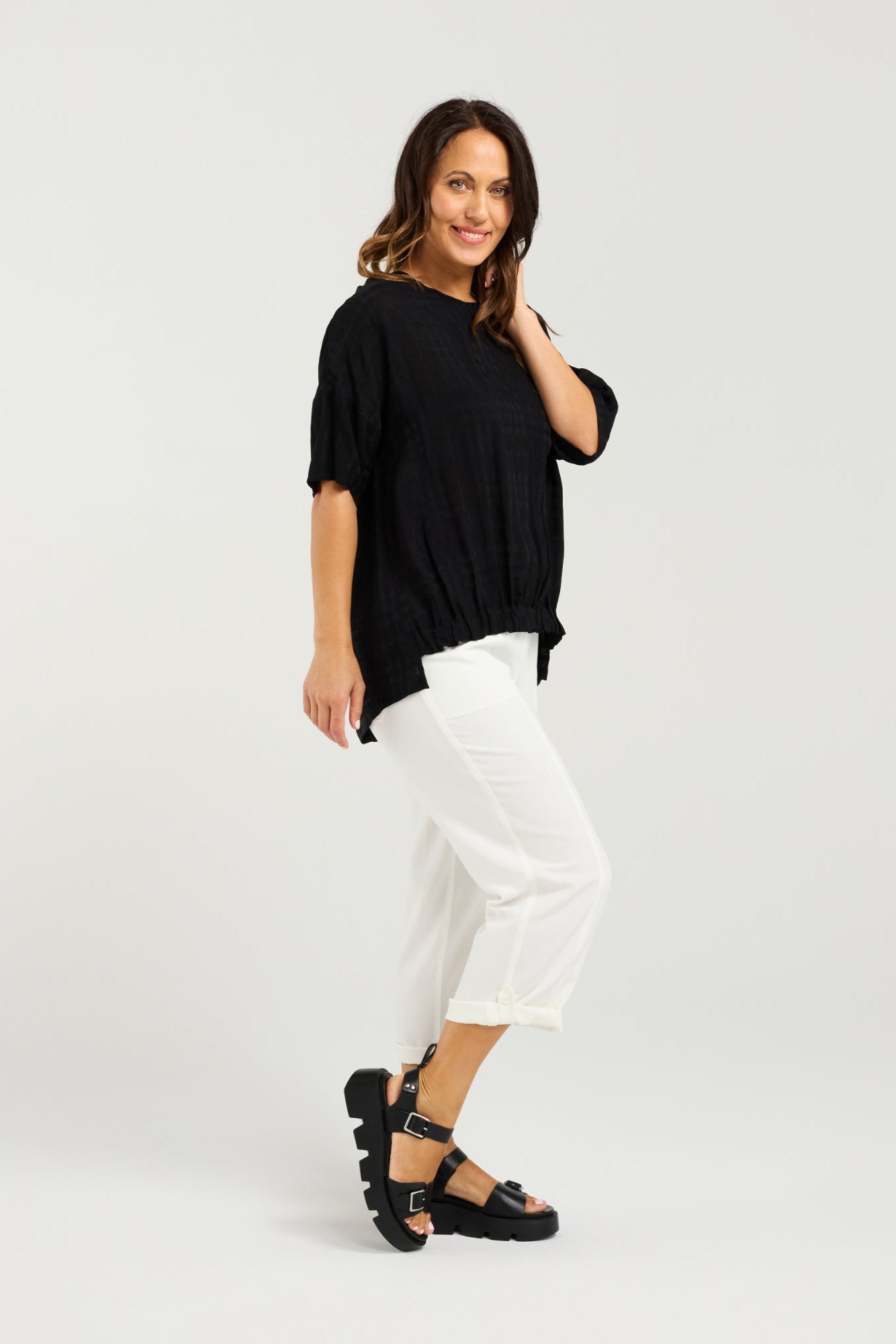 SEDUCE NIKITA TOP - BLACK - THE VOGUE STORE