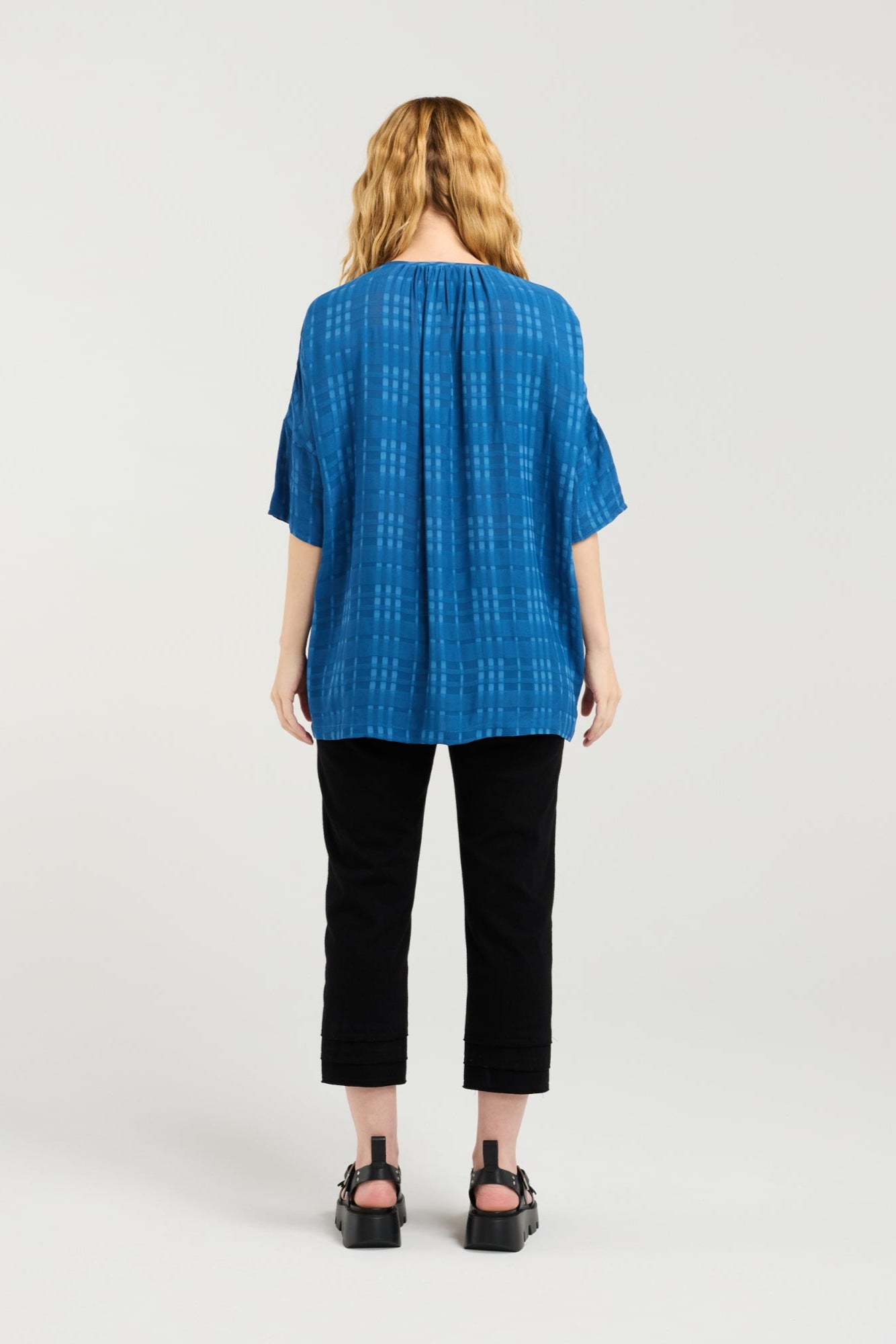 SEDUCE NIKITA TOP - BLUE - THE VOGUE STORE