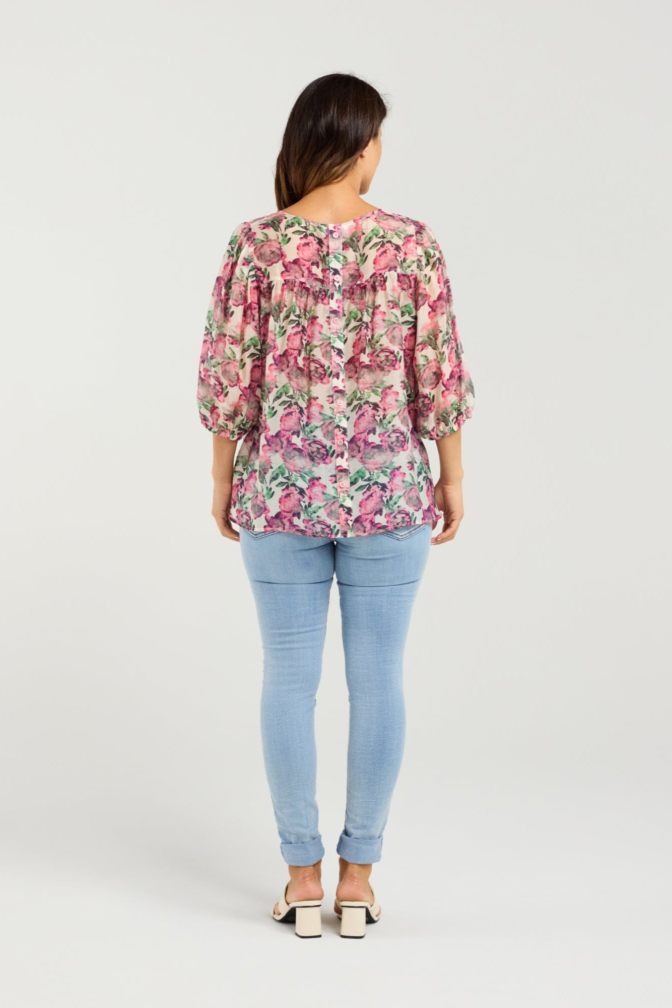 SEDUCE ARIEL TOP - ROSE GARDEN - THE VOGUE STORE