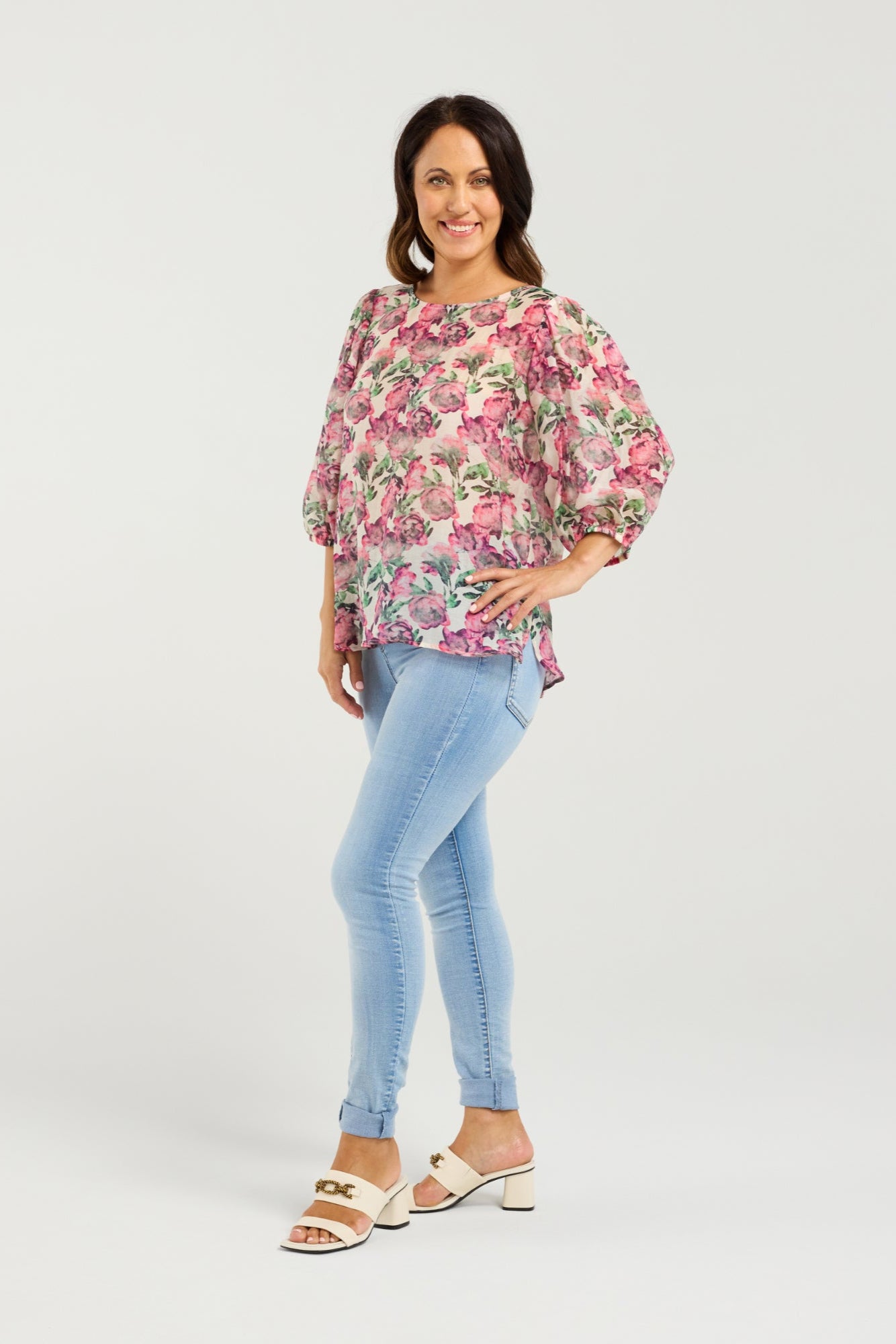 SEDUCE ARIEL TOP - ROSE GARDEN - THE VOGUE STORE