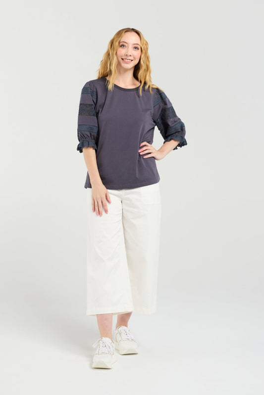 SEDUCE AMBER TOP - GREY - THE VOGUE STORE