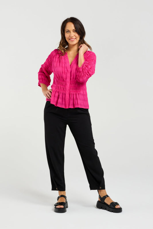 SEDUCE GRACE TOP - HOT PINK - THE VOGUE STORE