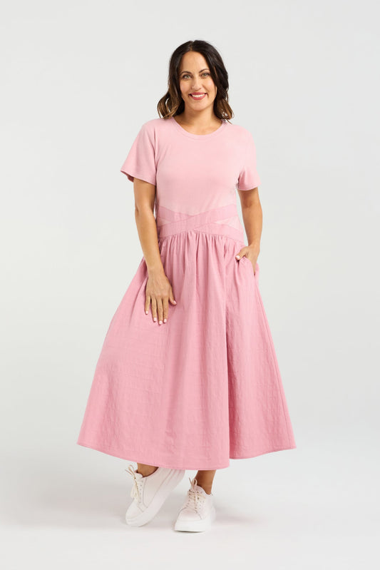 SEDUCE DELILAH DRESS - PINK - THE VOGUE STORE