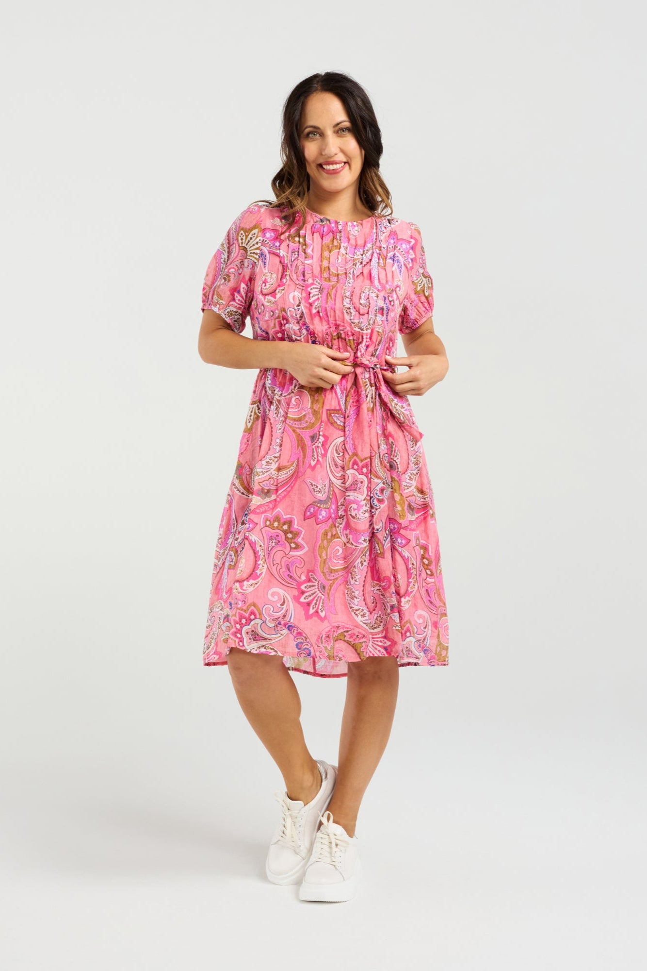 SEDUCE JOANA DRESS - WHIMSY SWIRL - THE VOGUE STORE