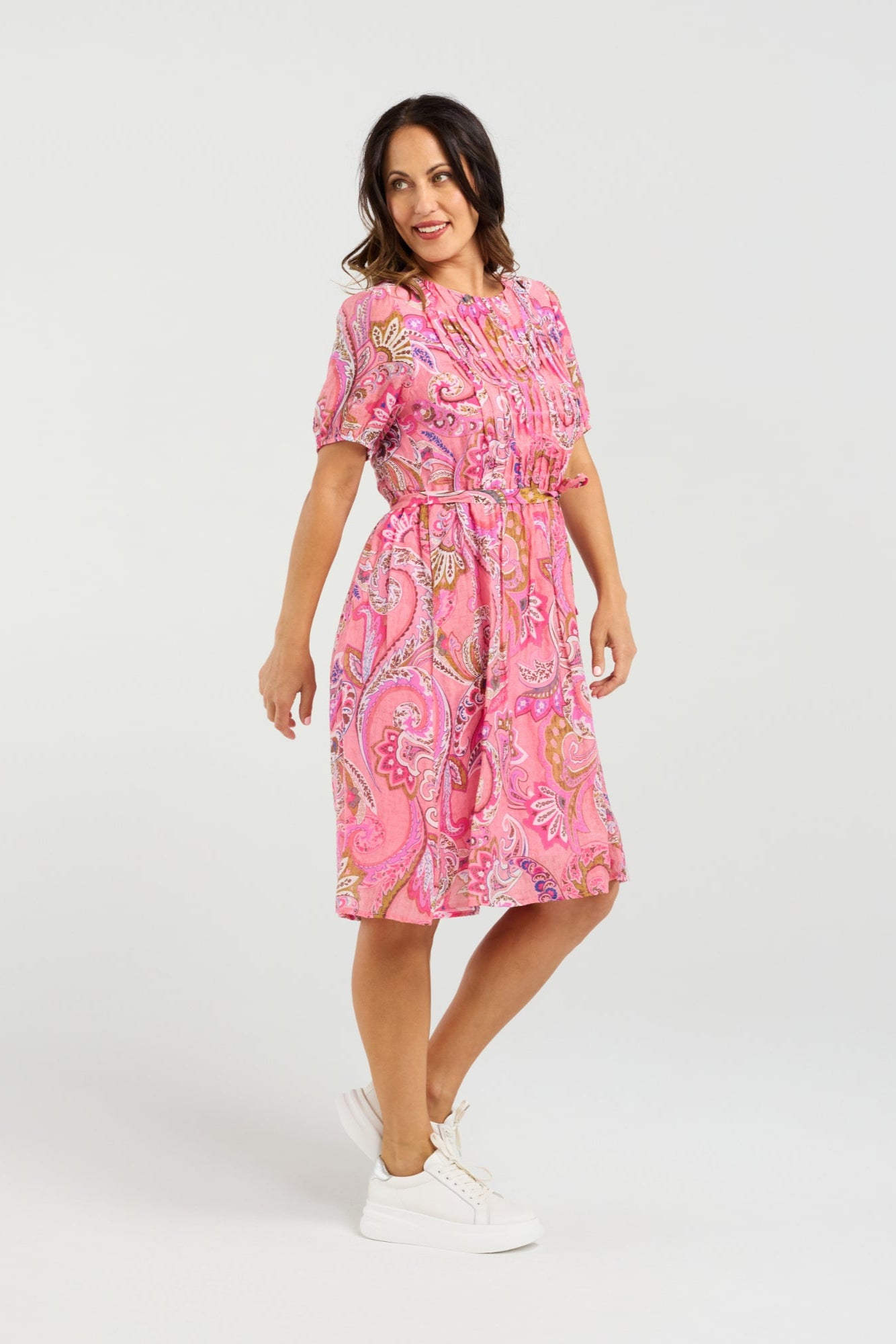 SEDUCE JOANA DRESS - WHIMSY SWIRL - THE VOGUE STORE