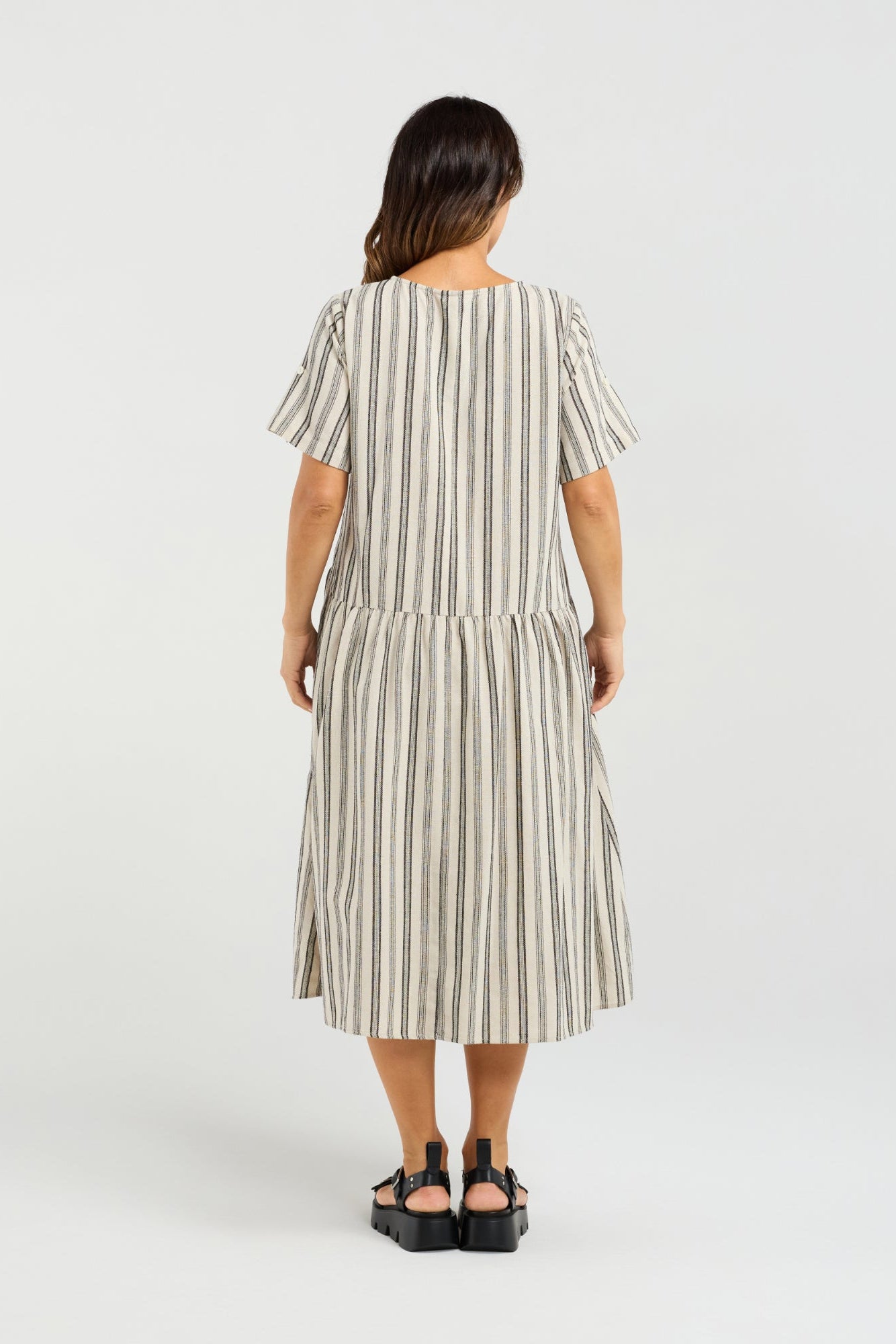 SEDUCE LEONA DRESS - IVORY WHITE - THE VOGUE STORE