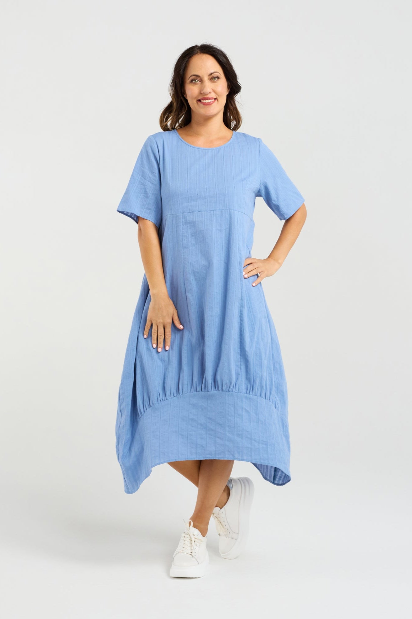 SEDUCE SELENA DRESS - BLUE - THE VOGUE STORE