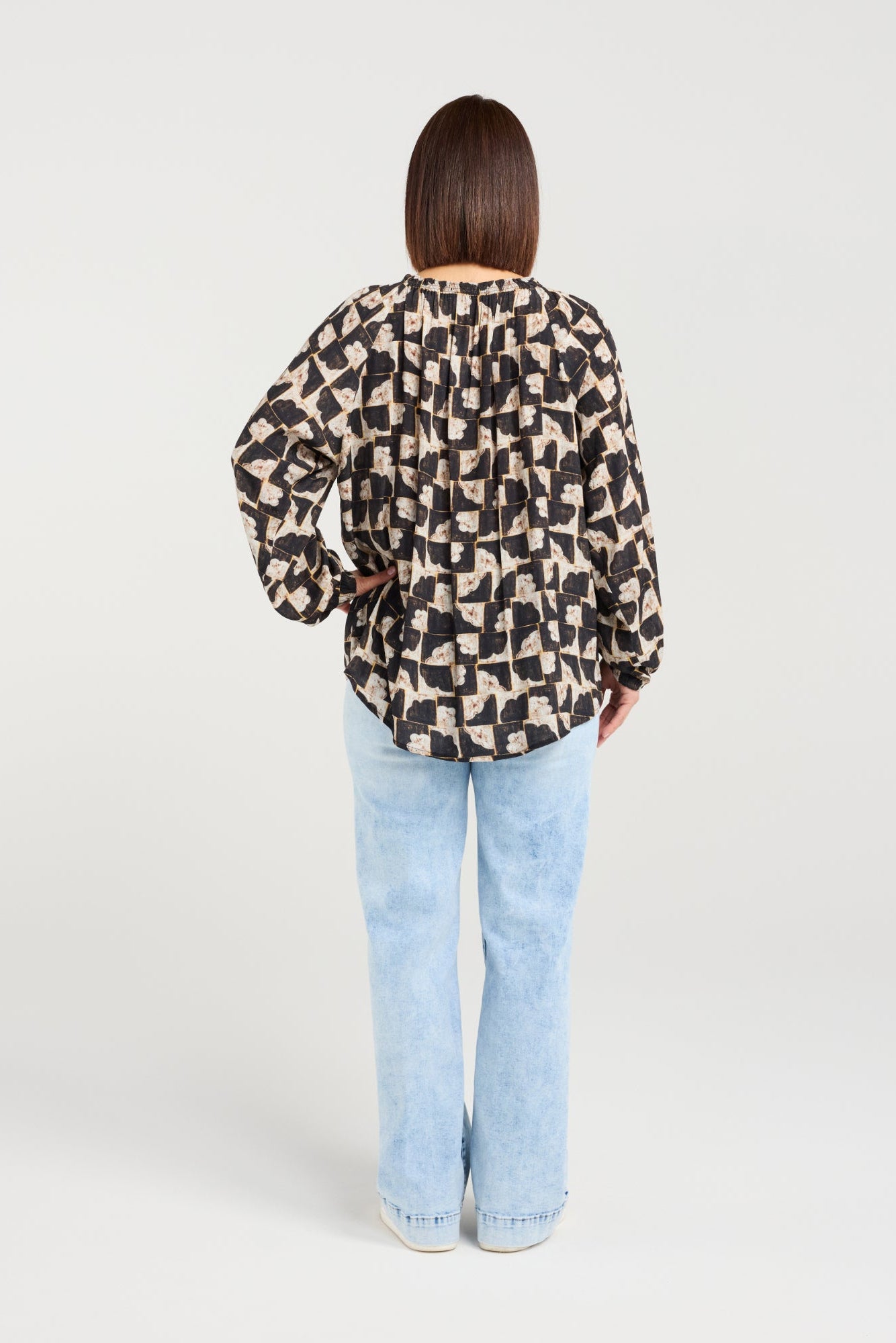 SEDUCE GLORIA TOP - GOLDEN GRID - THE VOGUE STORE