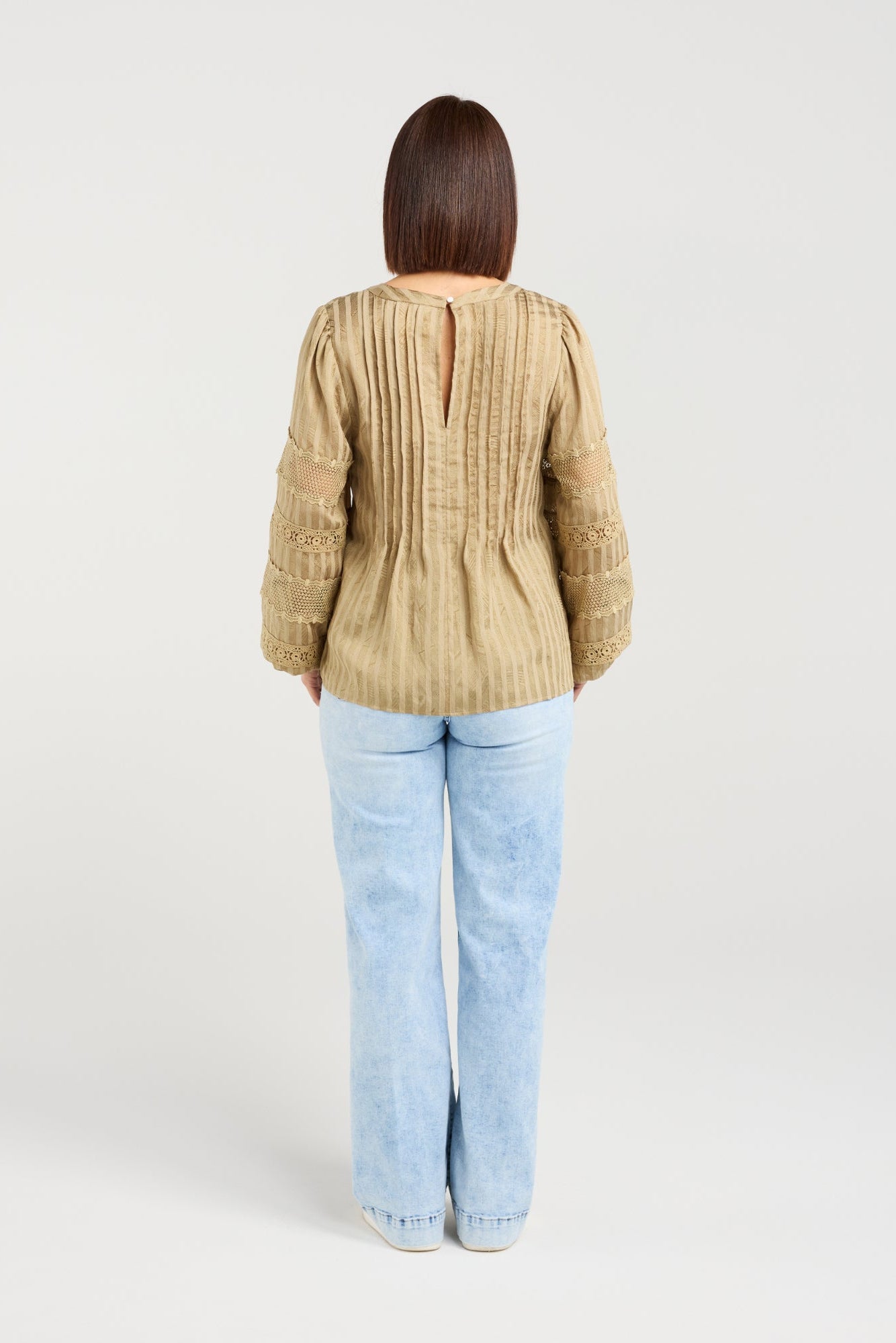 SEDUCE FATIMA TOP - KHAKI - THE VOGUE STORE
