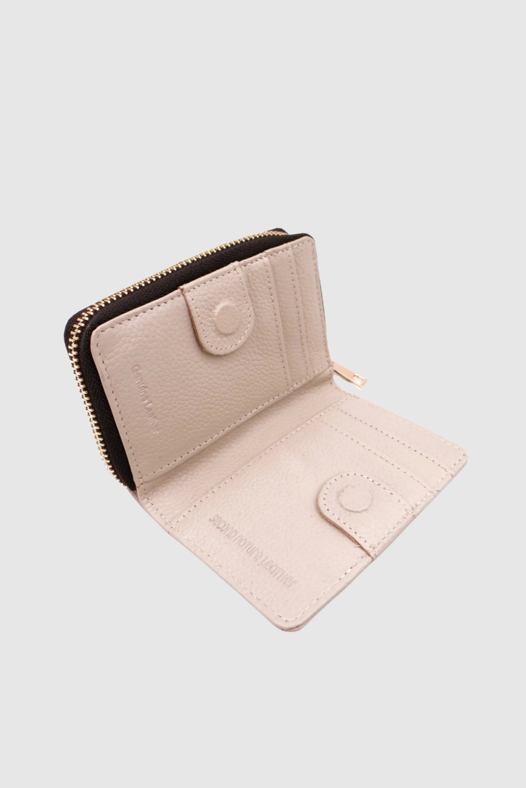 SECOND NATURE MEDIUM COIN & CARD WALLET - WILD OAT - THE VOGUE STORE
