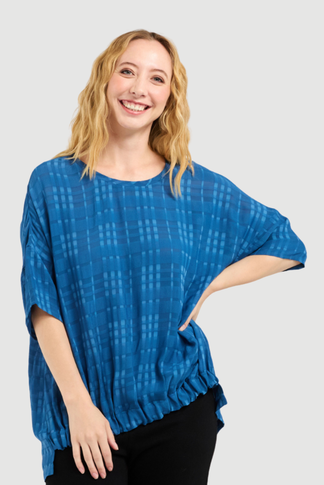 SEDUCE NIKITA TOP - BLUE - THE VOGUE STORE