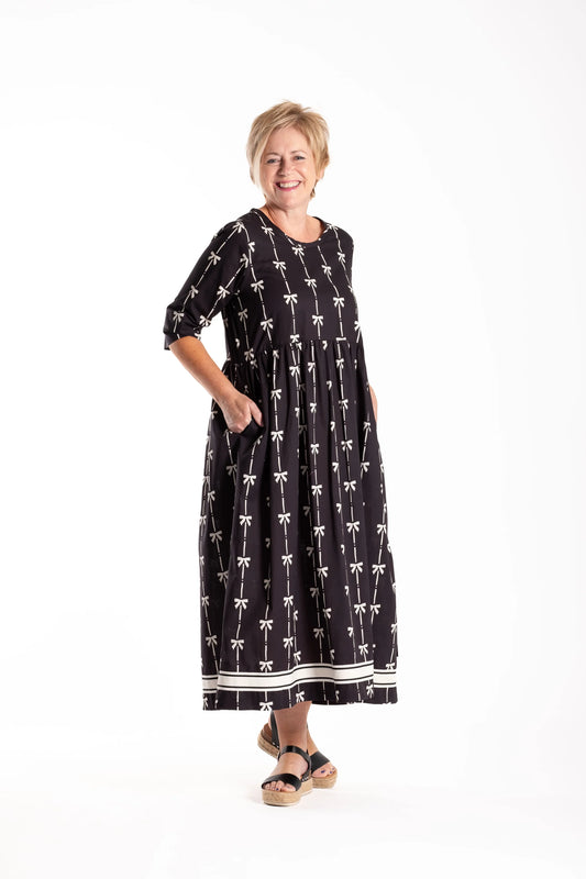 JELLICOE KYLIE DRESS - BOWTIE - THE VOGUE STORE