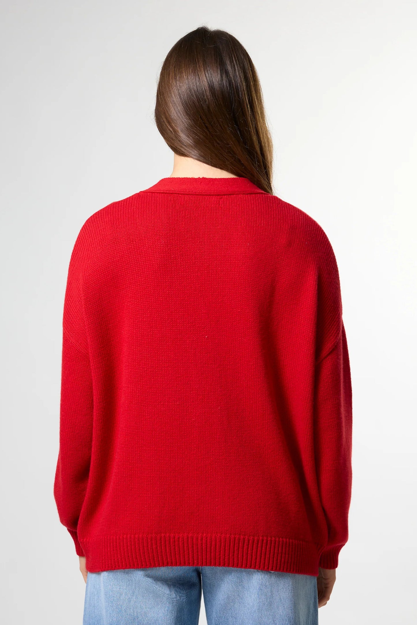 STELLA + GEMMA BENTLEY CARDIGAN - ROUGE - THE VOGUE STORE