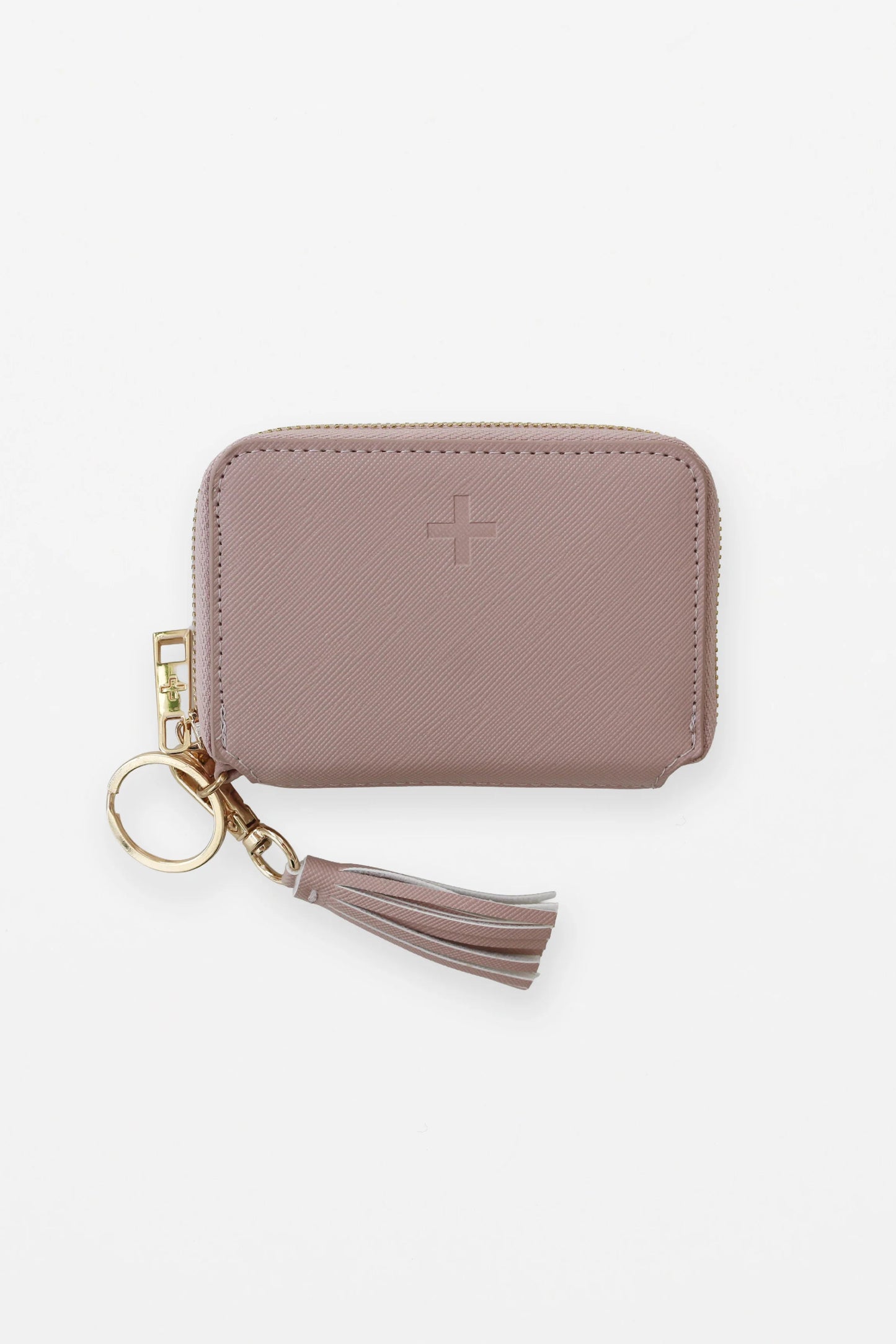 STELLA + GEMMA LUXELET TASSLE PURSE - BLUSH - THE VOGUE STORE