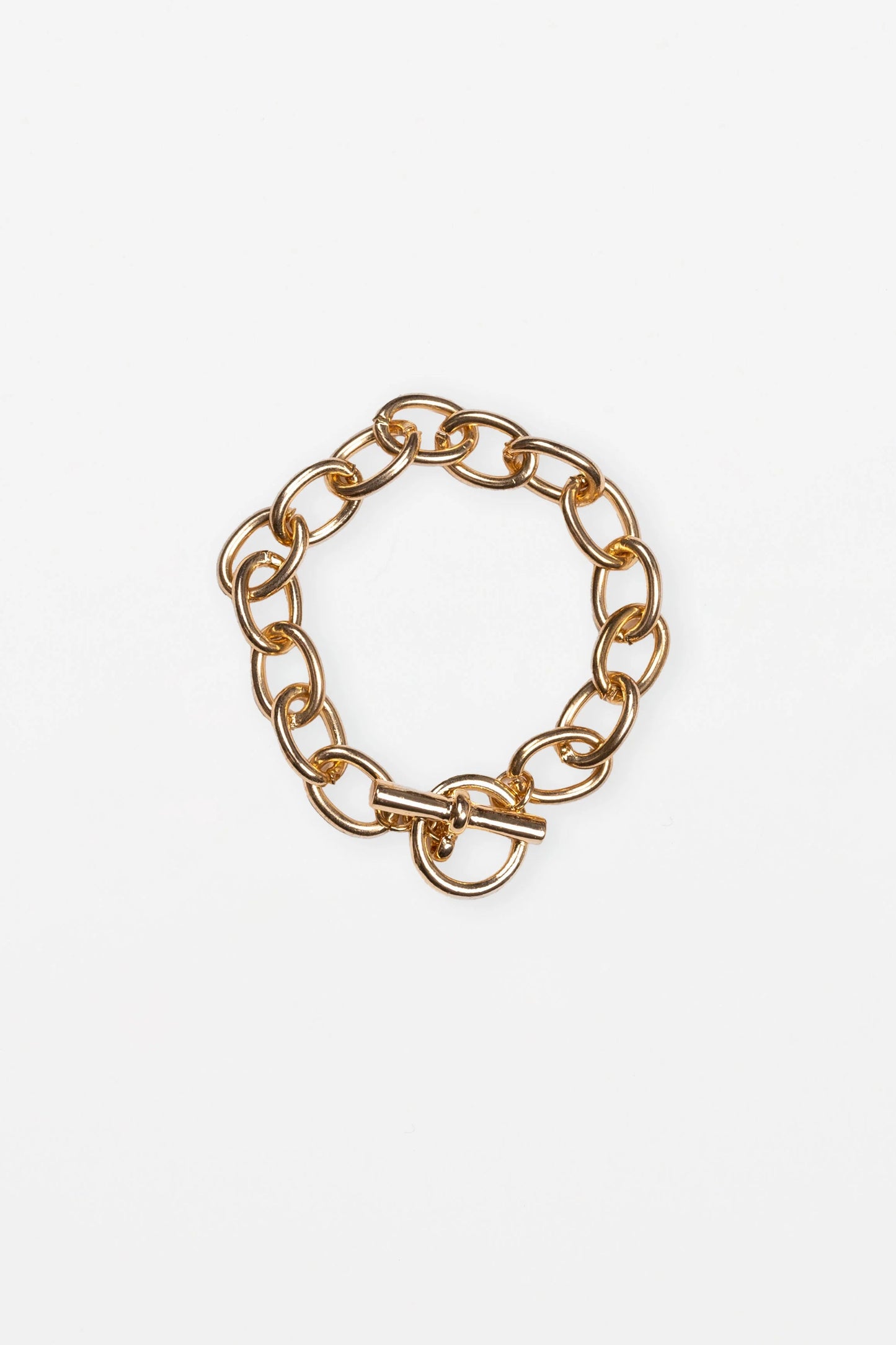 STELLA + GEMMA BRACELT - GOLD CHUNKY FOB - THE VOGUE STORE