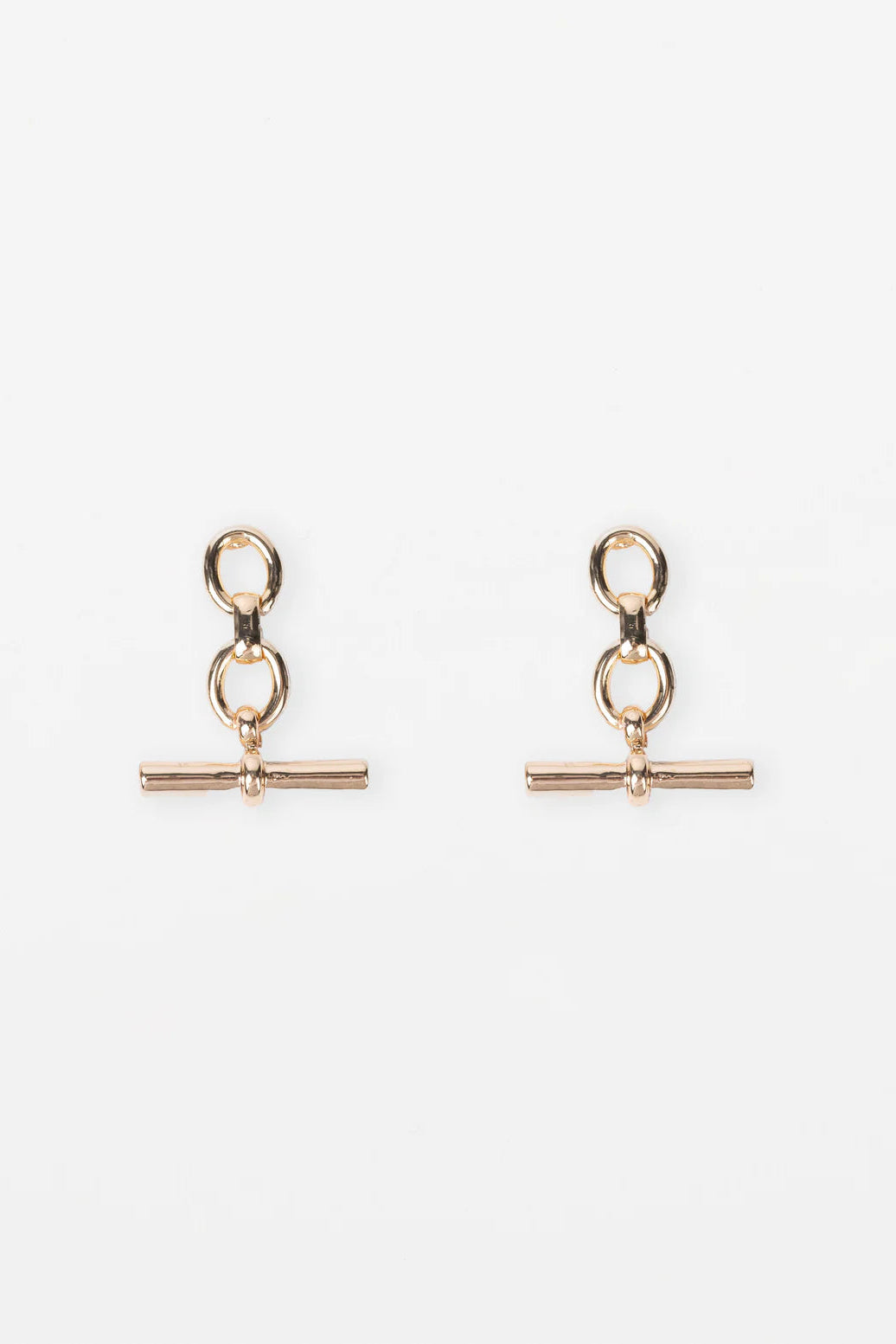 STELLA + GEMMA EARRINGS - GOLD CHUNKY FOB - THE VOGUE STORE