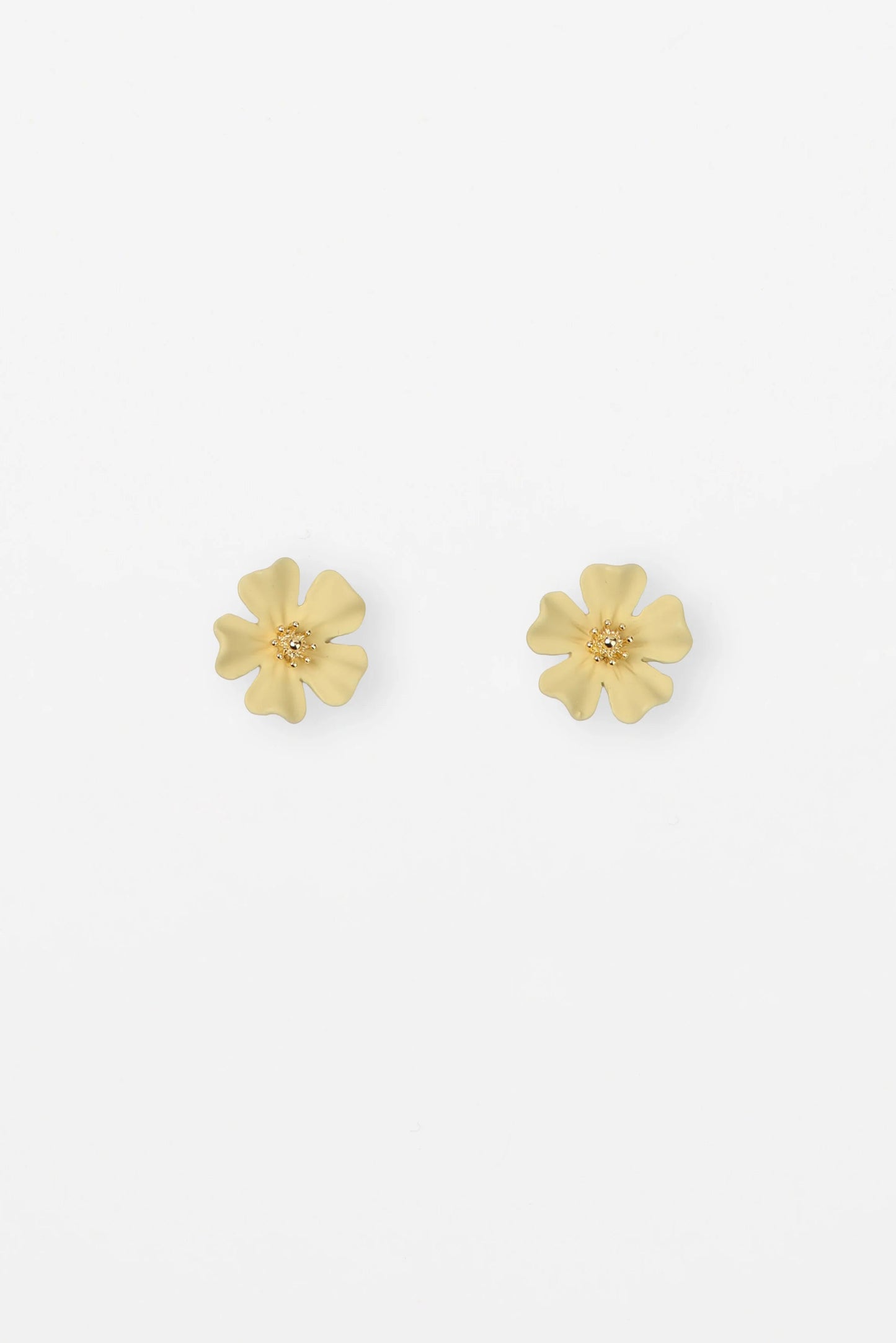 STELLA + GEMMA EARRING - ITALIAN STRAW PETAL - THE VOGUE STORE