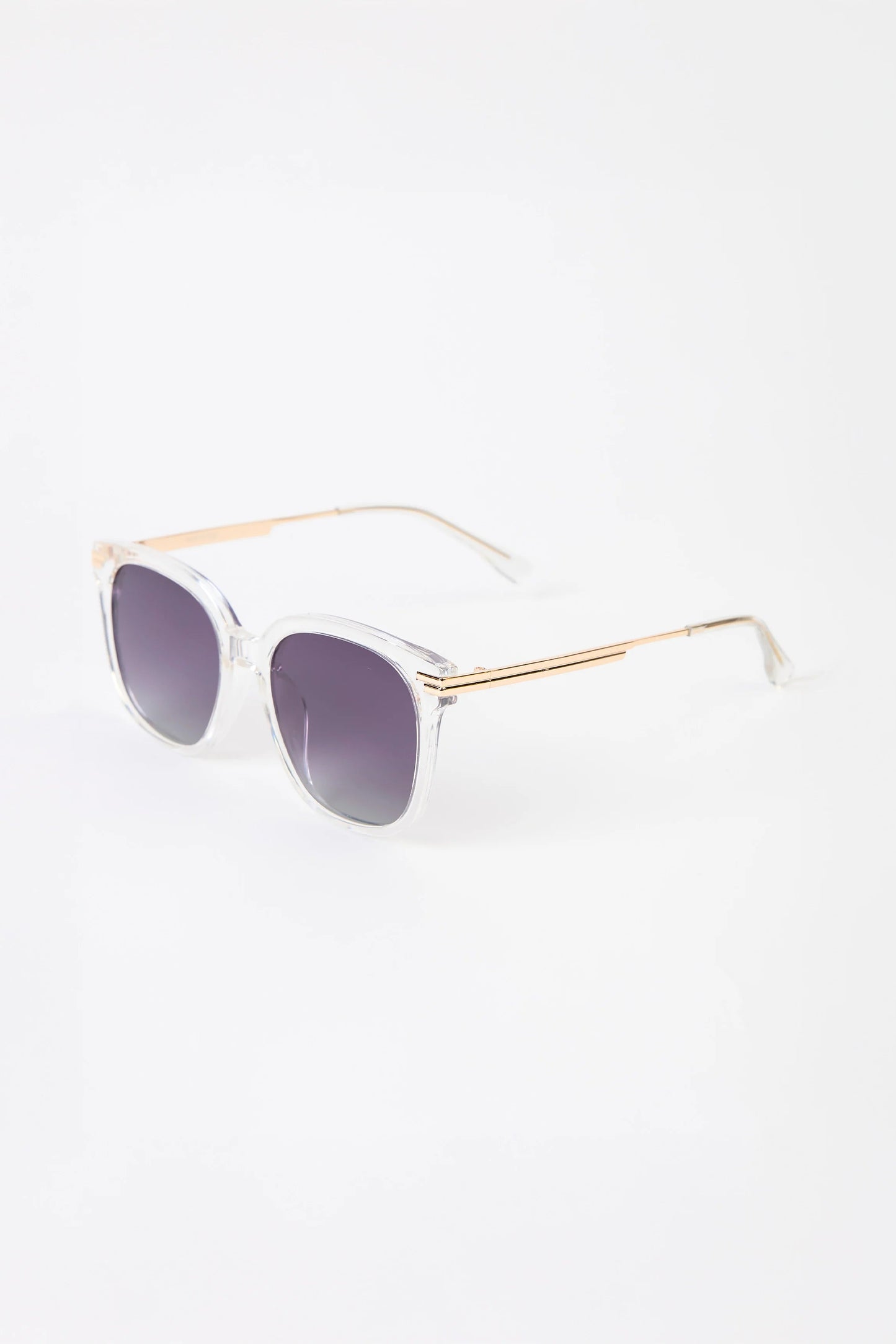 STELLA + GEMMA SUNGLASSES - JUDY CLEAR - THE VOGUE STORE