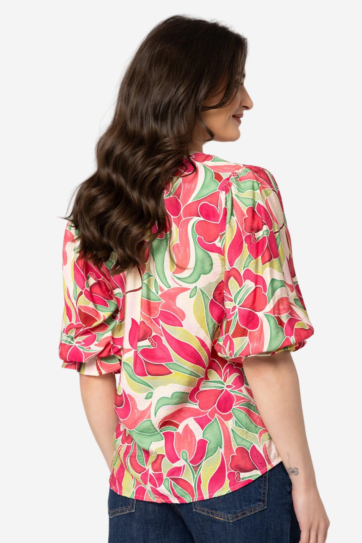 SEEKING LOLA GRACEFUL TOP - PINK ORCHID - THE VOGUE STORE