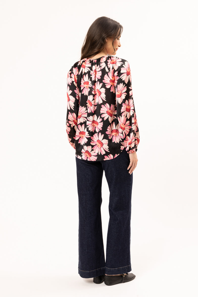 SEEKING LOLA CONNECTED BLOUSE - BOLD ROSETTE - THE VOGUE STORE