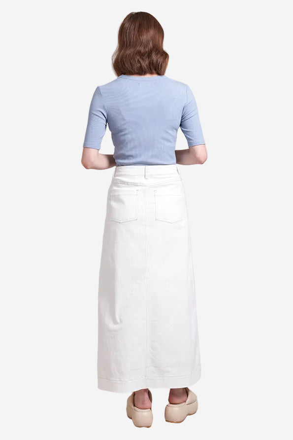 NERIS PUMP IT UP SKIRT - RICE - THE VOGUE STORE