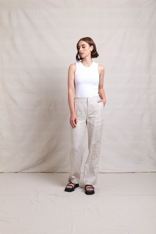 NERIS IN ORE PANT - PUMICE - THE VOGUE STORE