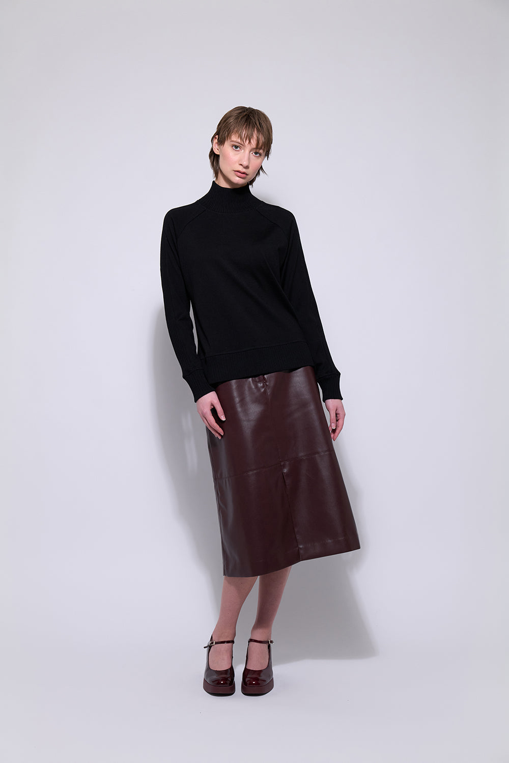 NERIS BACK STORY JUMPER - BLACK - THE VOGUE STORE
