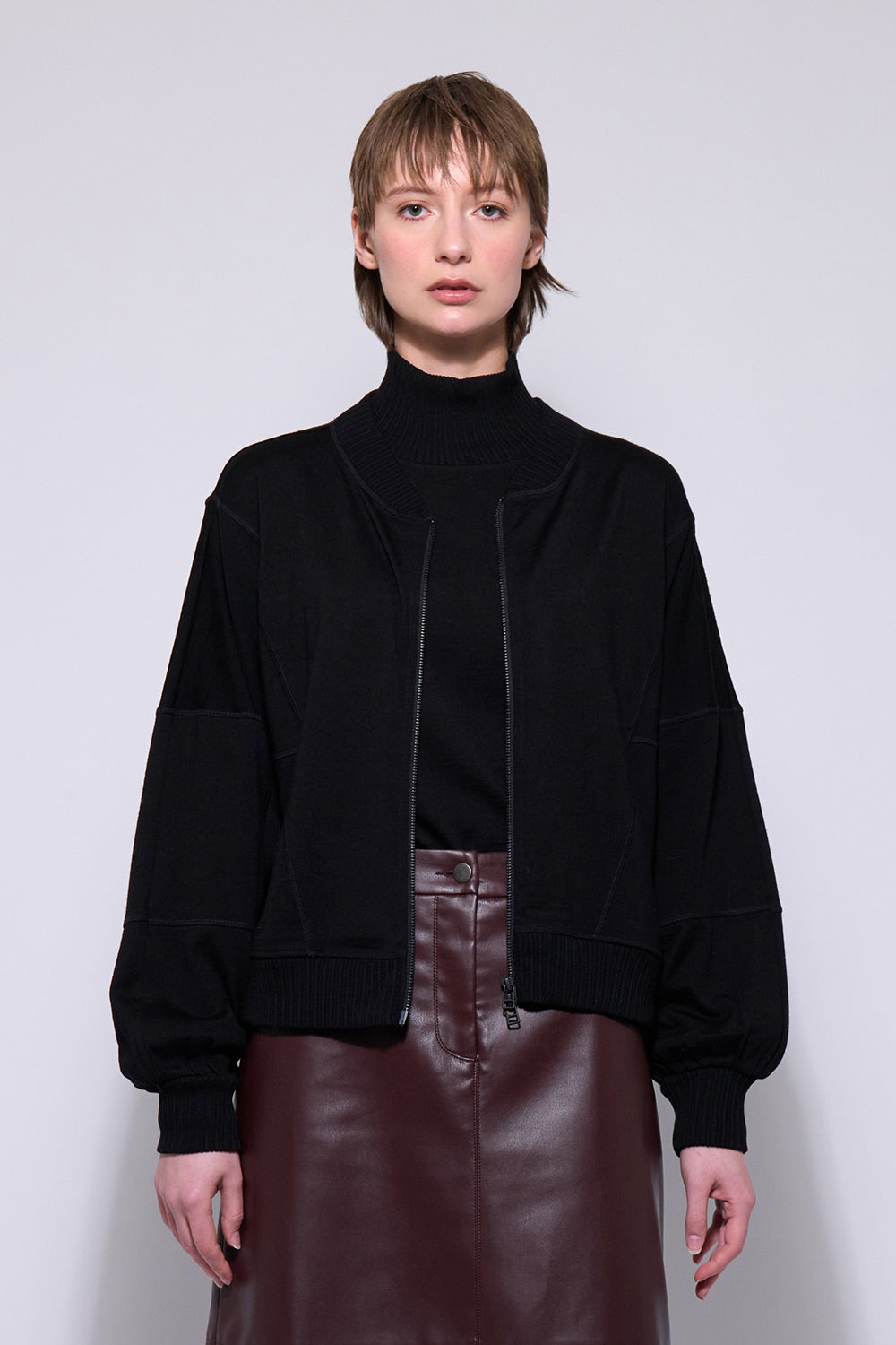 NERIS FLIGHT PLAN MERINO - BLACK - THE VOGUE STORE