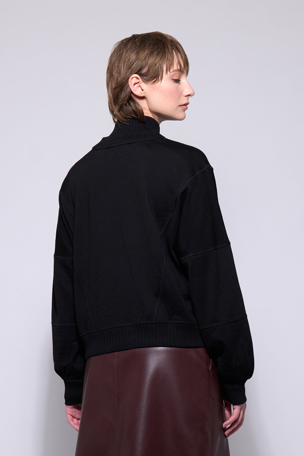 NERIS FLIGHT PLAN MERINO - BLACK - THE VOGUE STORE