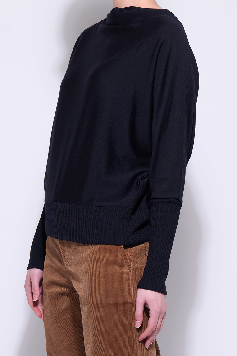 NERIS THE DOLMAN MERINO - BLUE MOON - THE VOGUE STORE