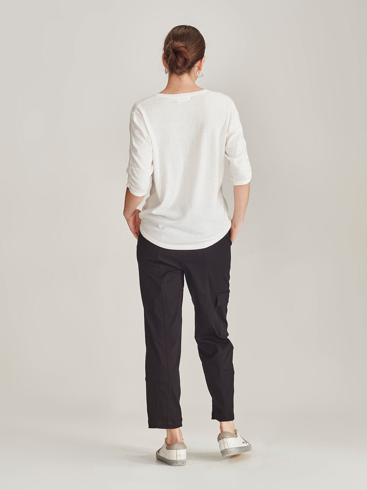 SILLS RALPH PANT - BLACK - THE VOGUE STORE