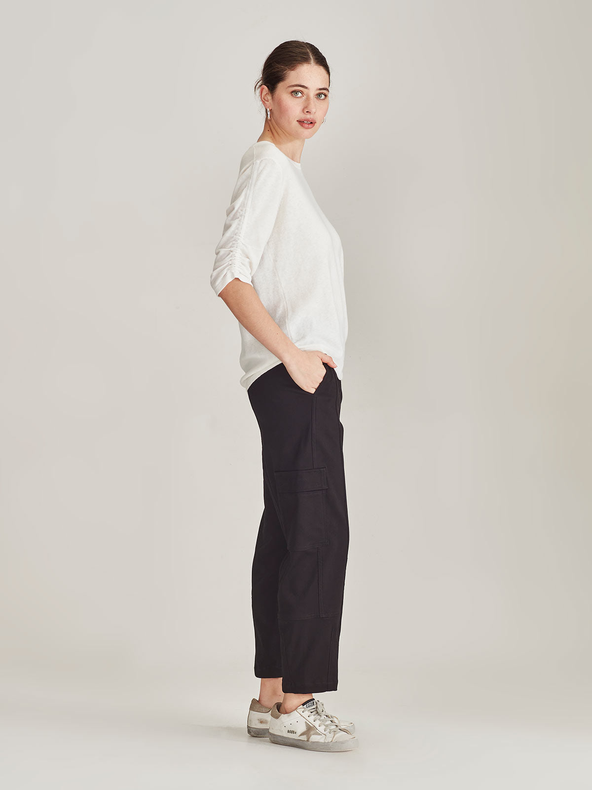 SILLS RALPH PANT - BLACK - THE VOGUE STORE