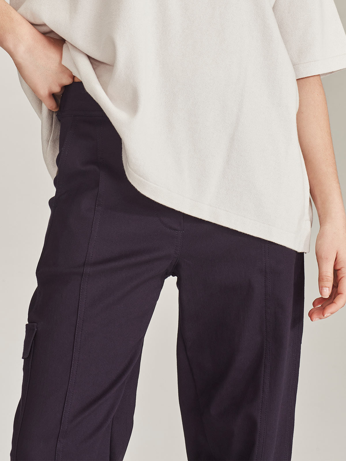SILLS RALPH PANT - NAVY - THE VOGUE STORE