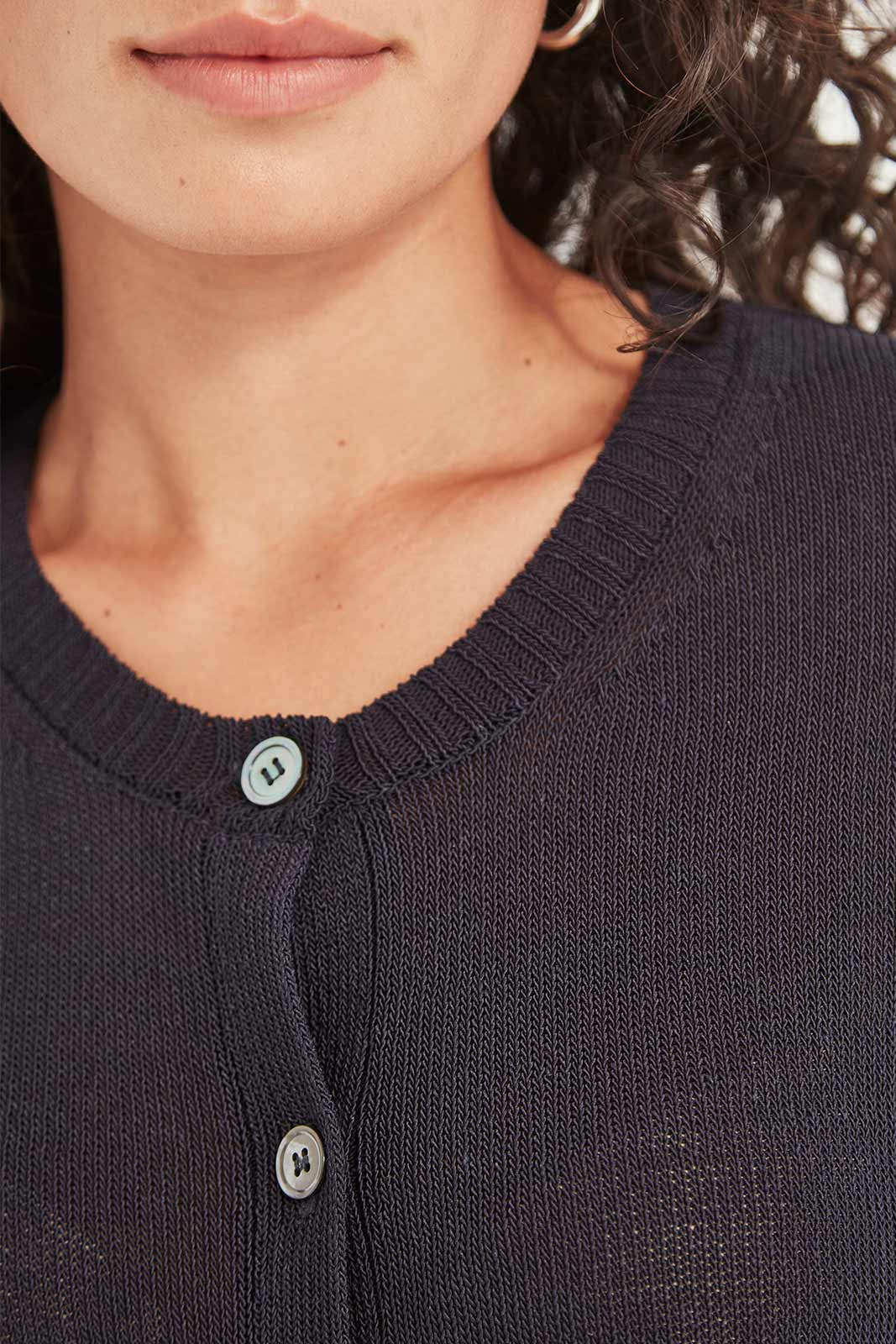 SILLS OTTO CARDIGAN - FRENCH NAVY - THE VOGUE STORE