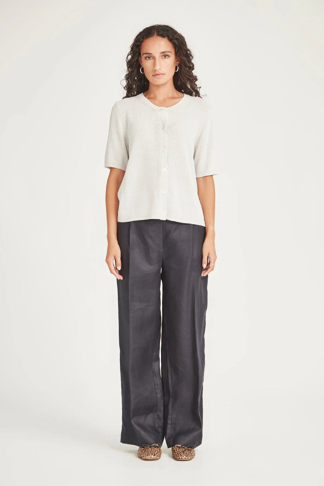 SILLS OTTO CARDIGAN - PUMICE - THE VOGUE STORE