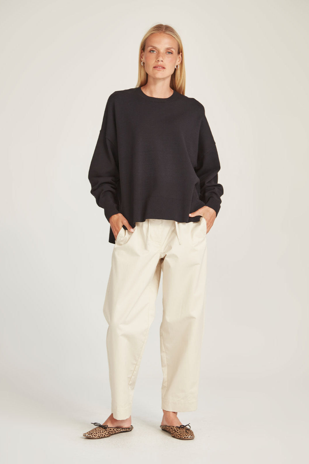 SILLS CHARLI SWEATER - BLACK - THE VOGUE STORE