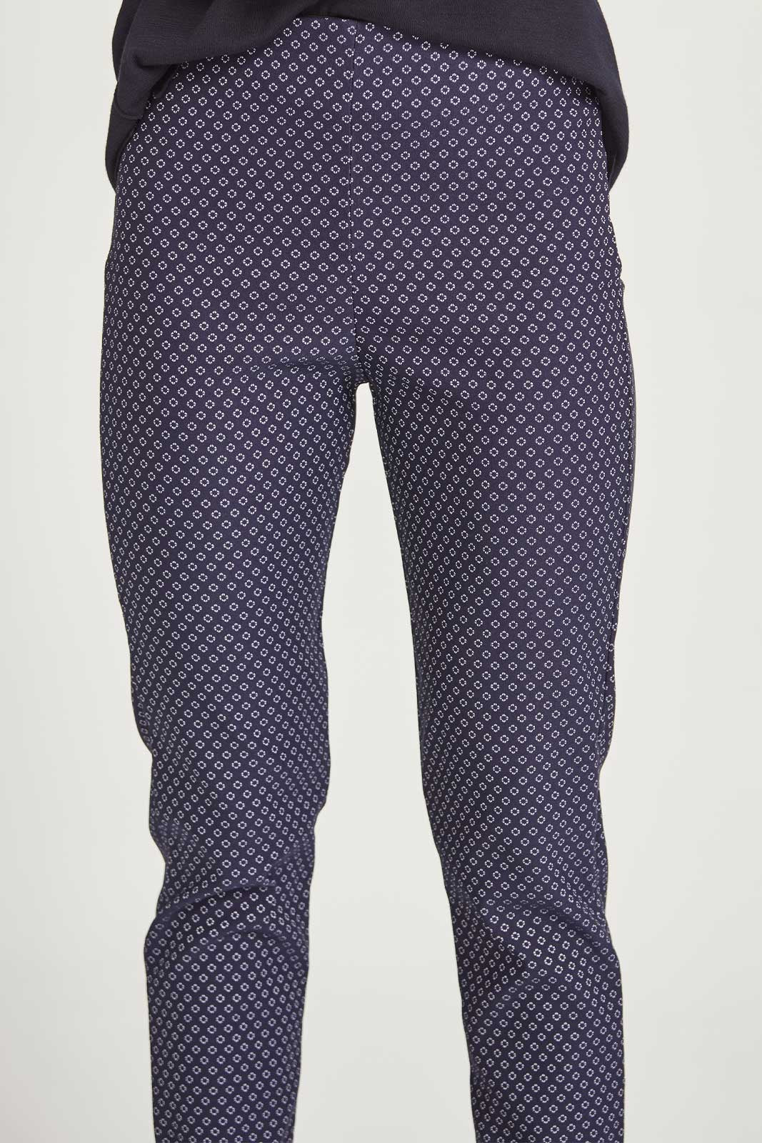 SILLS RENATA SPOT HEPBURN PANT - NAVY SPOT - THE VOGUE STORE