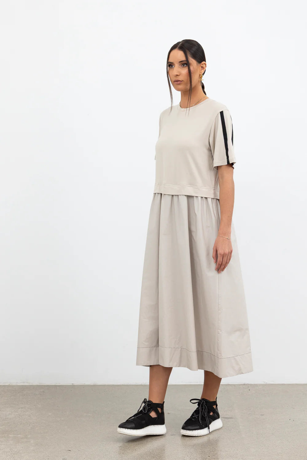STYLE X LAB THAT WAY DRESS - IVORY - THE VOGUE STORE