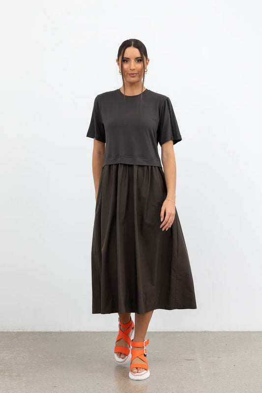 STYLE XLAB THAT WAY DRESS - OLIVE - THE VOGUE STORE