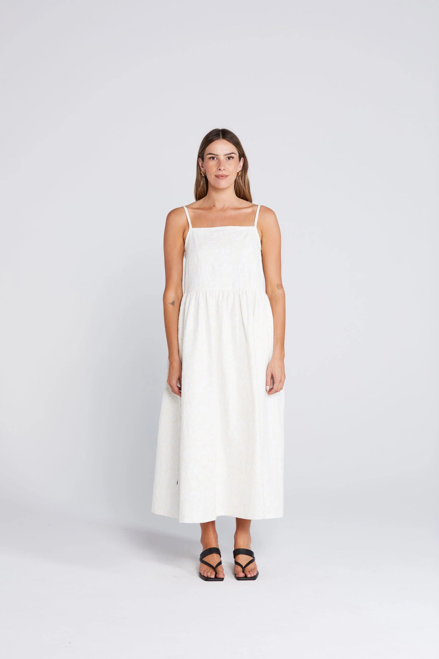 THING THING ZIGGLE DRESS - CREAMY DAISY - THE VOGUE STORE