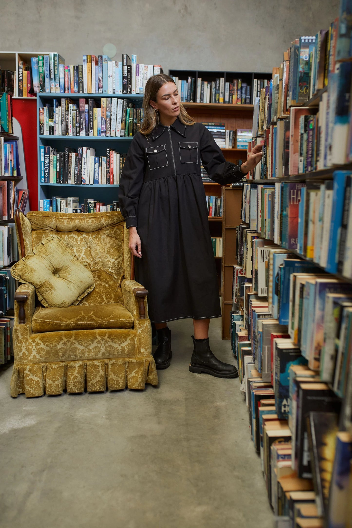 THING THING DELPHI DRESS - BLACK - THE VOGUE STORE
