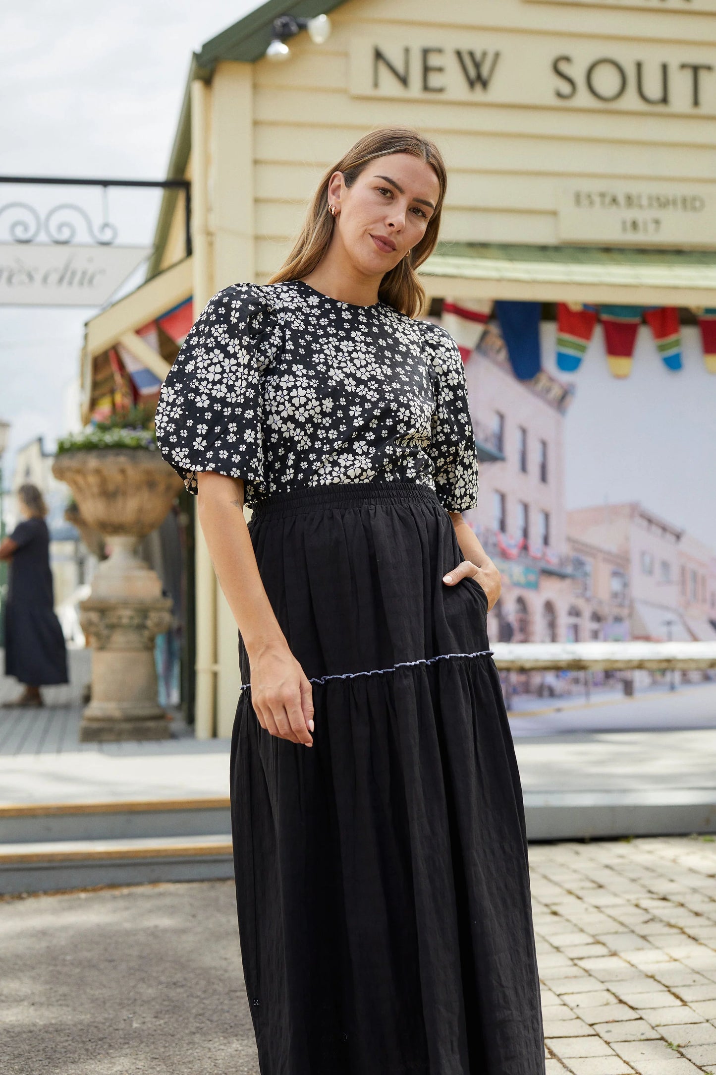 THING THING LUCIE TOP - NIGHT BLOOM - THE VOGUE STORE