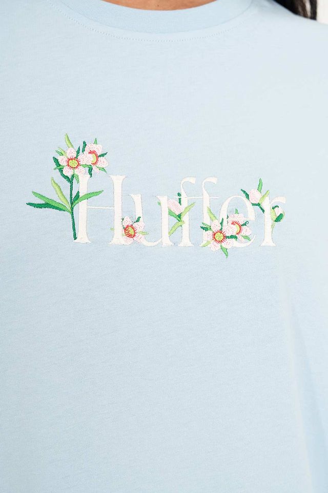 HUFFER CLASSIC TEE 170/NECTAR - ICE BLUE - THE VOGUE STORE