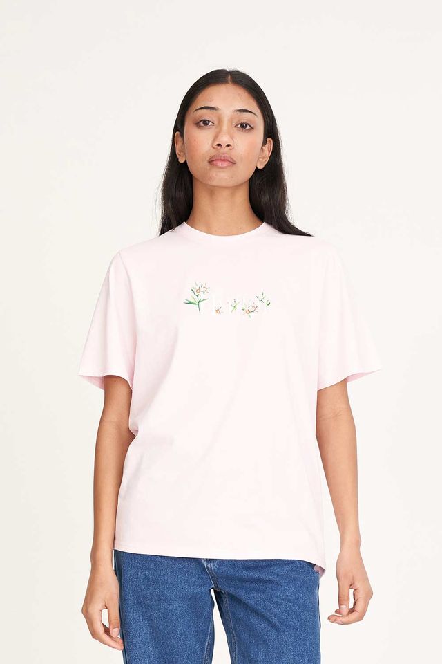 HUFFER CLASSIC TEE 170/NECTAR - MELLOW PINK - THE VOGUE STORE